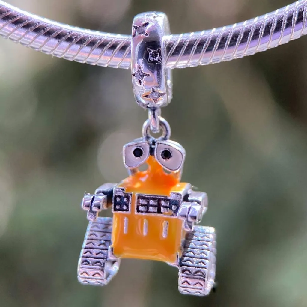 آویز نقره طرح والی Wall-E | چارم نقره فانتزی و خاص
