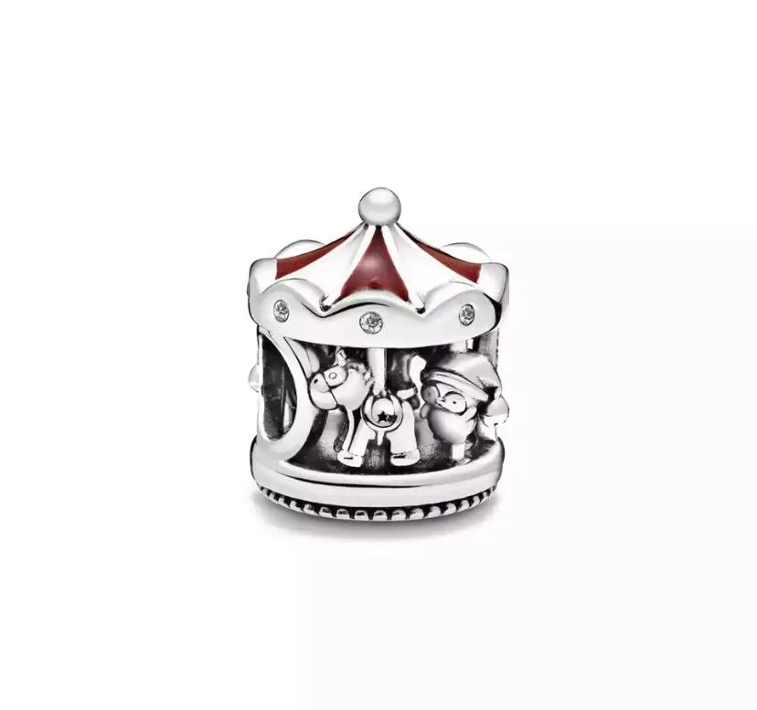 آویز نقره چرخ و فلک مدل Merry-Go-Round | اکسسوری خاص هنریتو
