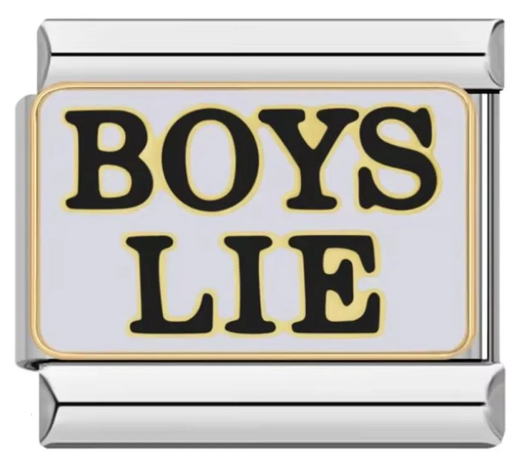 خرید چارم ایتالیایی Boys Lie | اکسسوری خاص دستبند