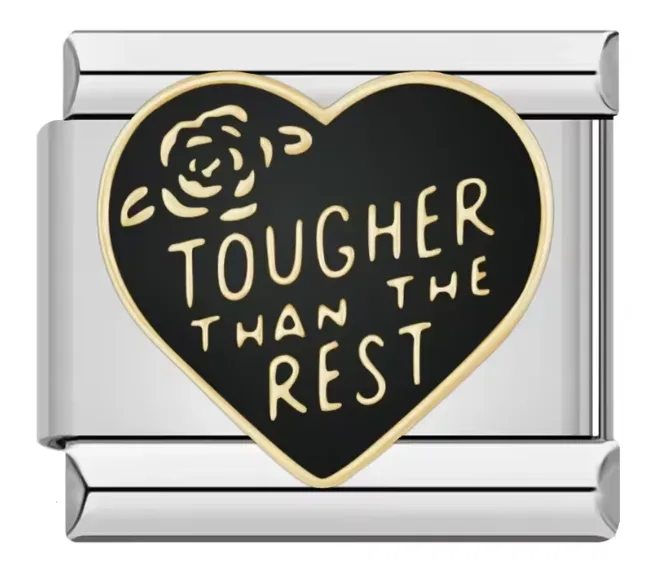 چارم ایتالیایی طرح قلب Tougher Than The Rest | فروشگاه هنریتو