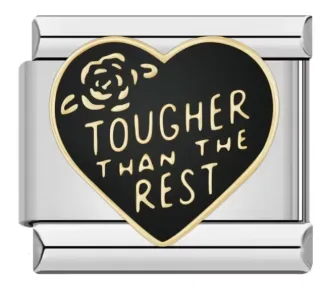 چارم ایتالیایی طرح قلب Tougher Than The Rest | فروشگاه هنریتو