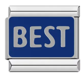 چارم ایتالیایی BEST | آویز آبی جذاب برای دستبندهای مدولار