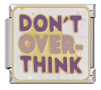 خرید چارم ایتالیایی Don't Over Think | اکسسوری خاص دستبند