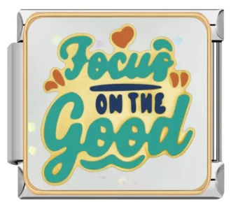 چارم ایتالیایی Focus on the Good | اکسسوری خاص دستبند