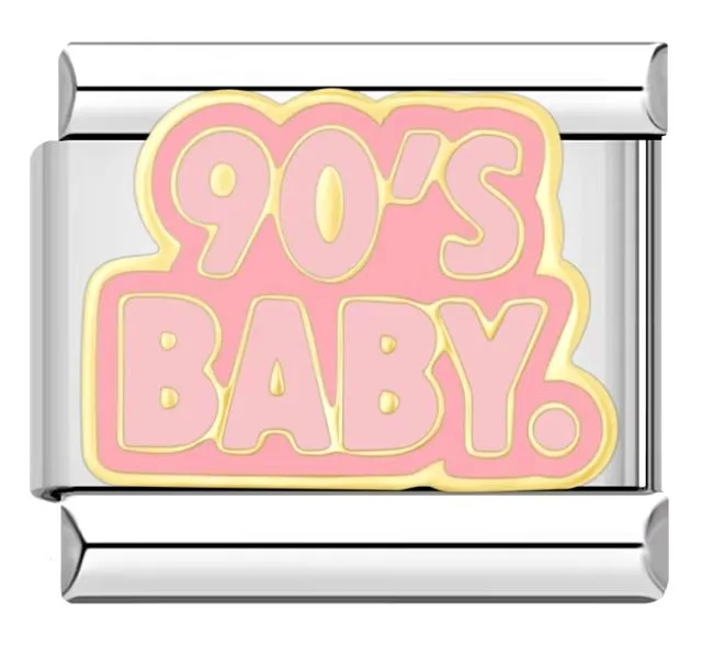 خرید چارم ایتالیایی 90s Baby | اکسسوری خاص دستبند لینک‌دار