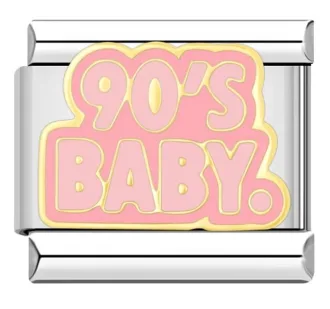 خرید چارم ایتالیایی 90s Baby | اکسسوری خاص دستبند لینک‌دار