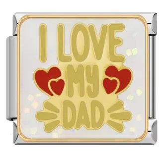 چارم ایتالیایی پدر طرح I Love My Dad | خرید آنلاین هنریتو