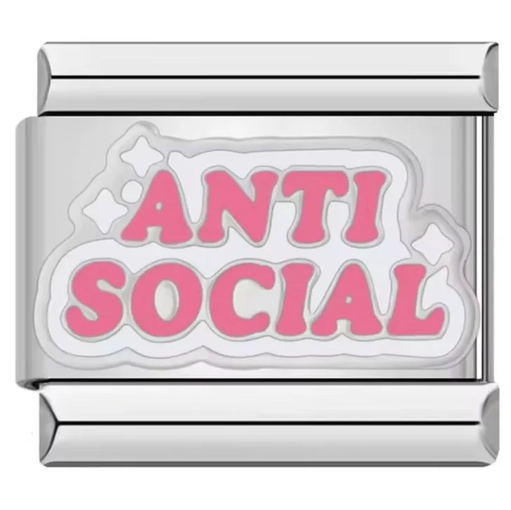 خرید چارم ایتالیایی Anti Social | اکسسوری خاص دستبند