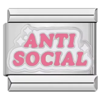 خرید چارم ایتالیایی Anti Social | اکسسوری خاص دستبند