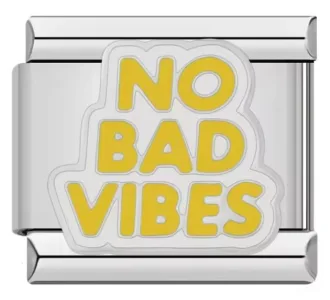 چارم ایتالیایی No Bad Vibes | اکسسوری خاص دستبند