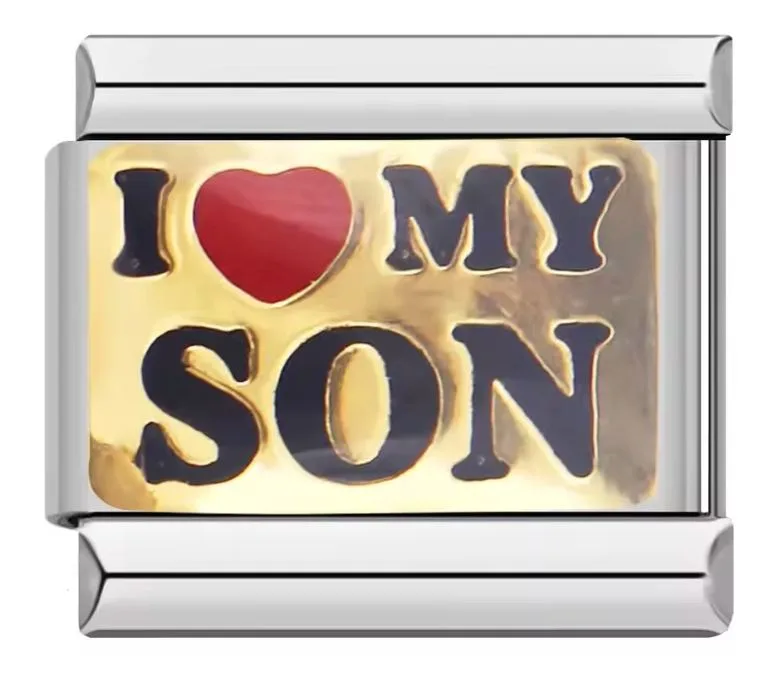 خرید چارم ایتالیایی I Love my son | اکسسوری خاص دستبند