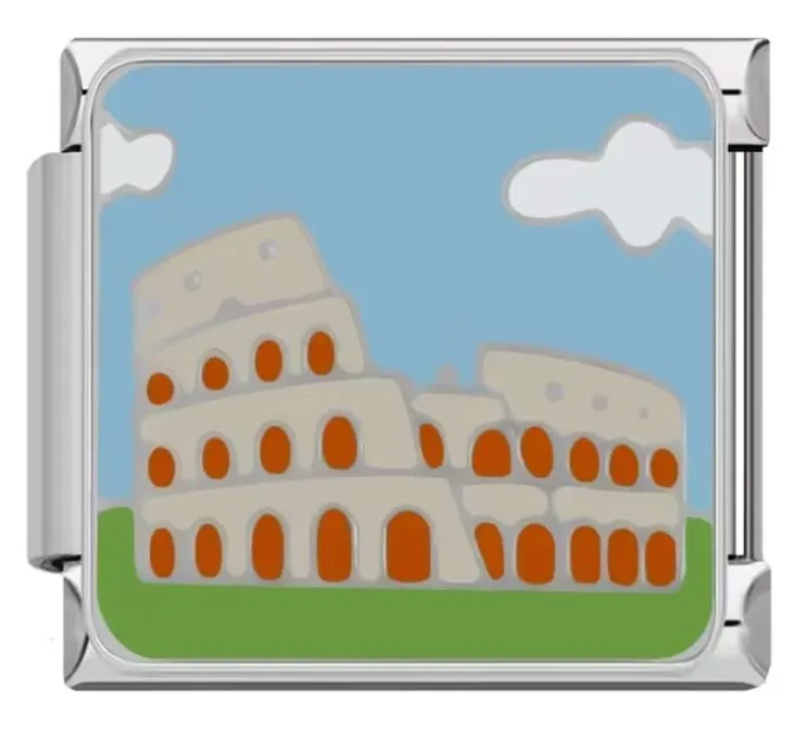 خرید چارم ایتالیایی کلوسئوم | نماد شکوه رم روی دستبند شما