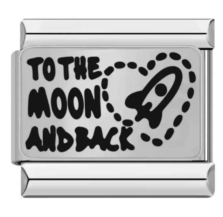 خرید چارم ایتالیایی To The Moon And Back | اکسسوری عاشقانه