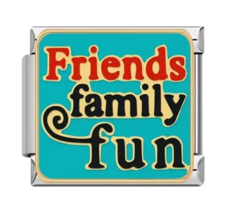 خرید چارم ایتالیایی Friends Family Fun | اکسسوری خاص دستبند