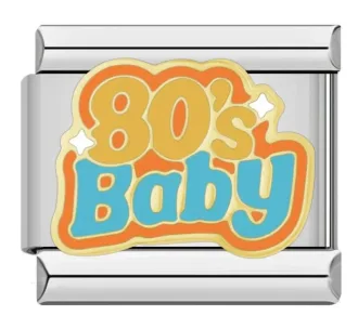 خرید چارم ایتالیایی 80s Baby | اکسسوری خاص دستبند لینک‌دار
