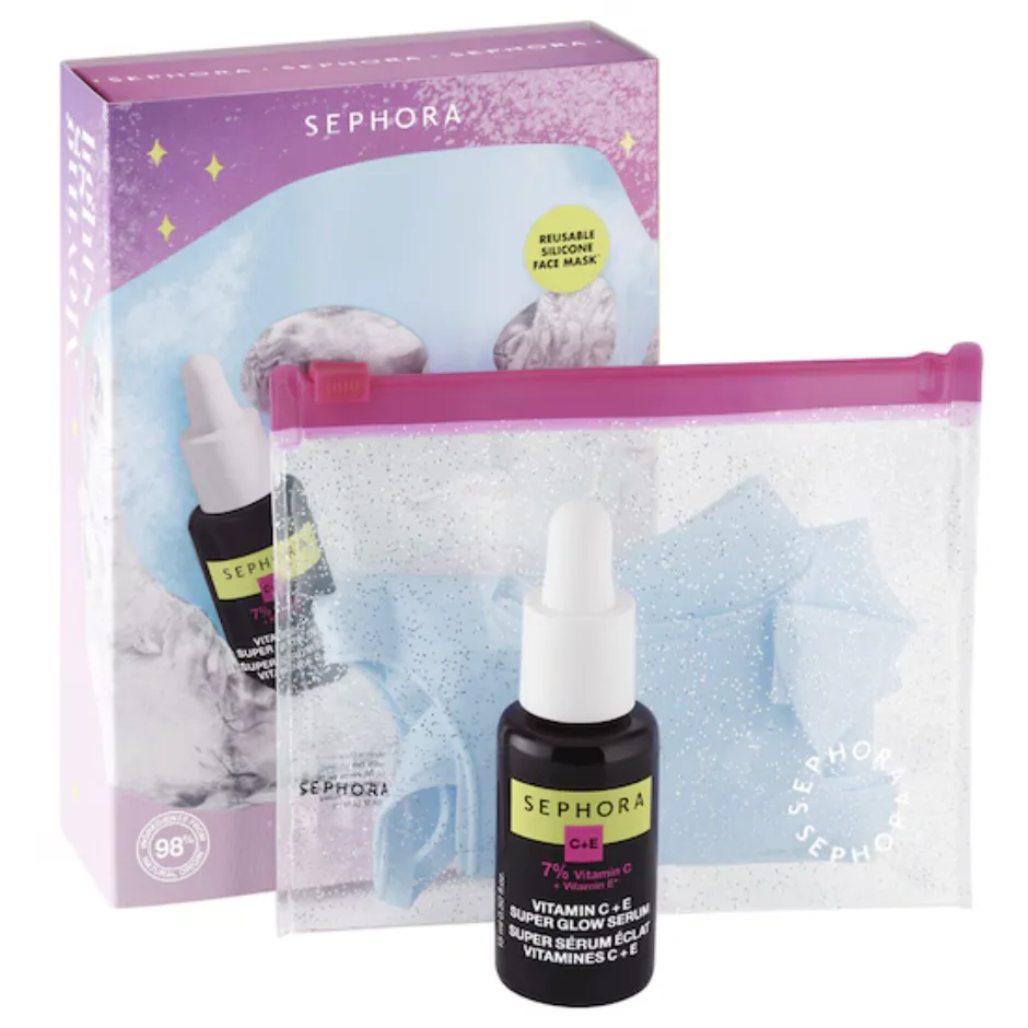 پک ماسک و سرم Sephora | روتین درخشان‌کننده و مراقبت پوست