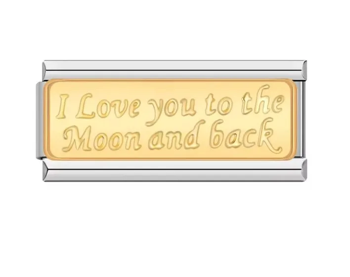 چارم ایتالیایی بلند Love you to the moon and back