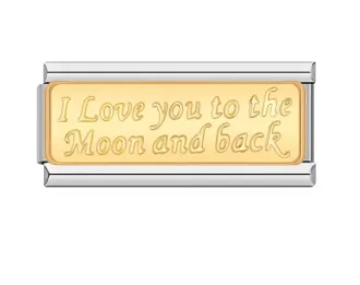چارم ایتالیایی بلند Love you to the moon and back
