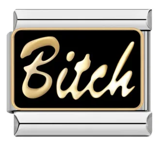 خرید چارم ایتالیایی Bitch | اکسسوری خاص و جسورانه دستبند