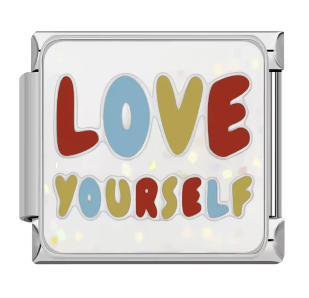 چارم ایتالیایی Love Yourself | اکسسوری خاص دستبند