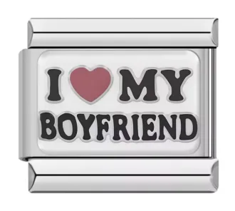 خرید چارم ایتالیایی I love my boyfriend | اکسسوری عاشقانه هنریتو