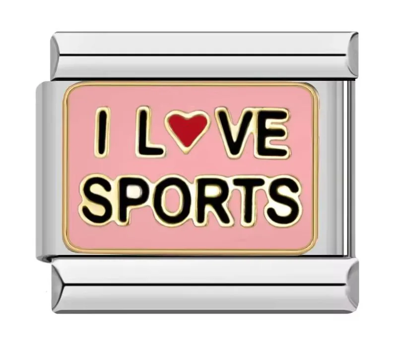 چارم ایتالیایی I Love Sports | اکسسوری خاص دستبند ورزشی