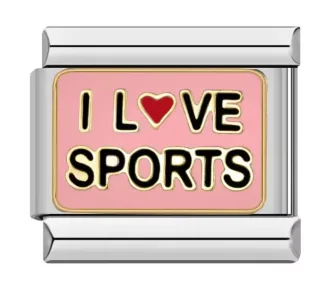چارم ایتالیایی I Love Sports | اکسسوری خاص دستبند ورزشی