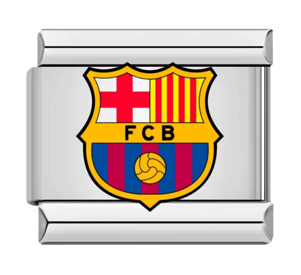 خرید چارم ایتالیایی بارسلونا | نماد هواداری FCB روی دستبند