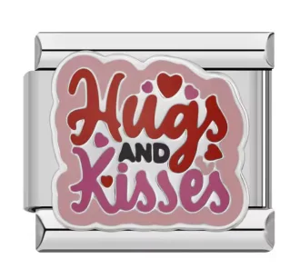 خرید چارم ایتالیایی Hugs & Kisses | اکسسوری عاشقانه دستبند