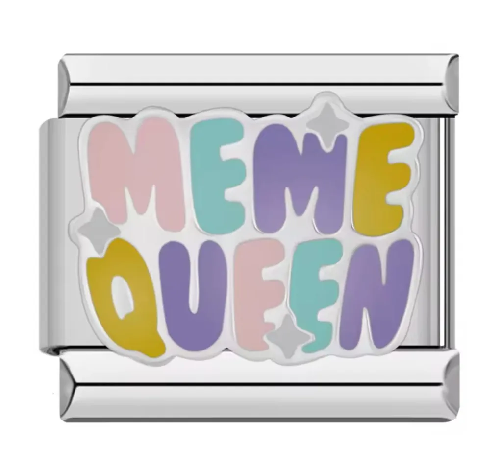 خرید چارم ایتالیایی Meme Queen | اکسسوری فانتزی و رنگارنگ