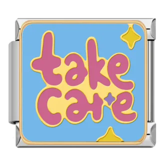 خرید چارم ایتالیایی Take Care | آویز فانتزی دستبند هنریتو