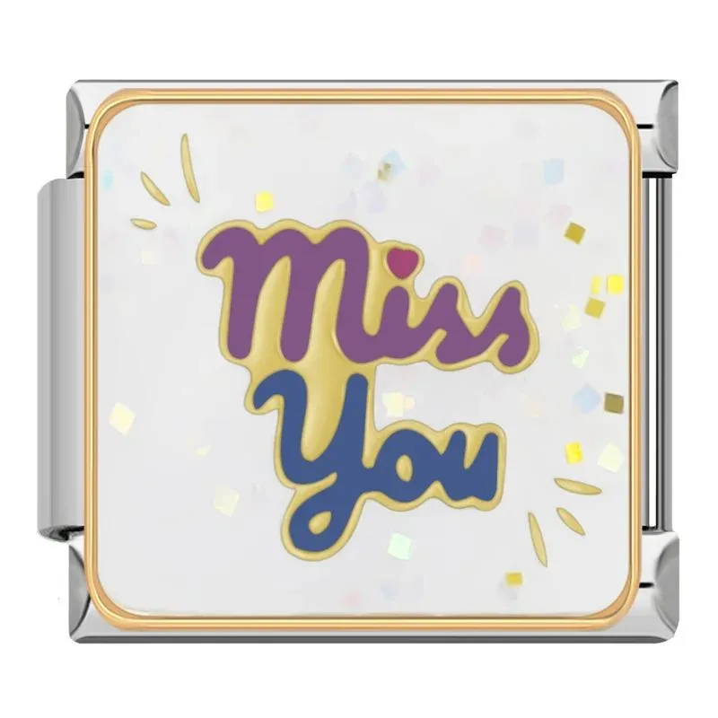 خرید چارم ایتالیایی Miss You | اکسسوری خاص و احساسی