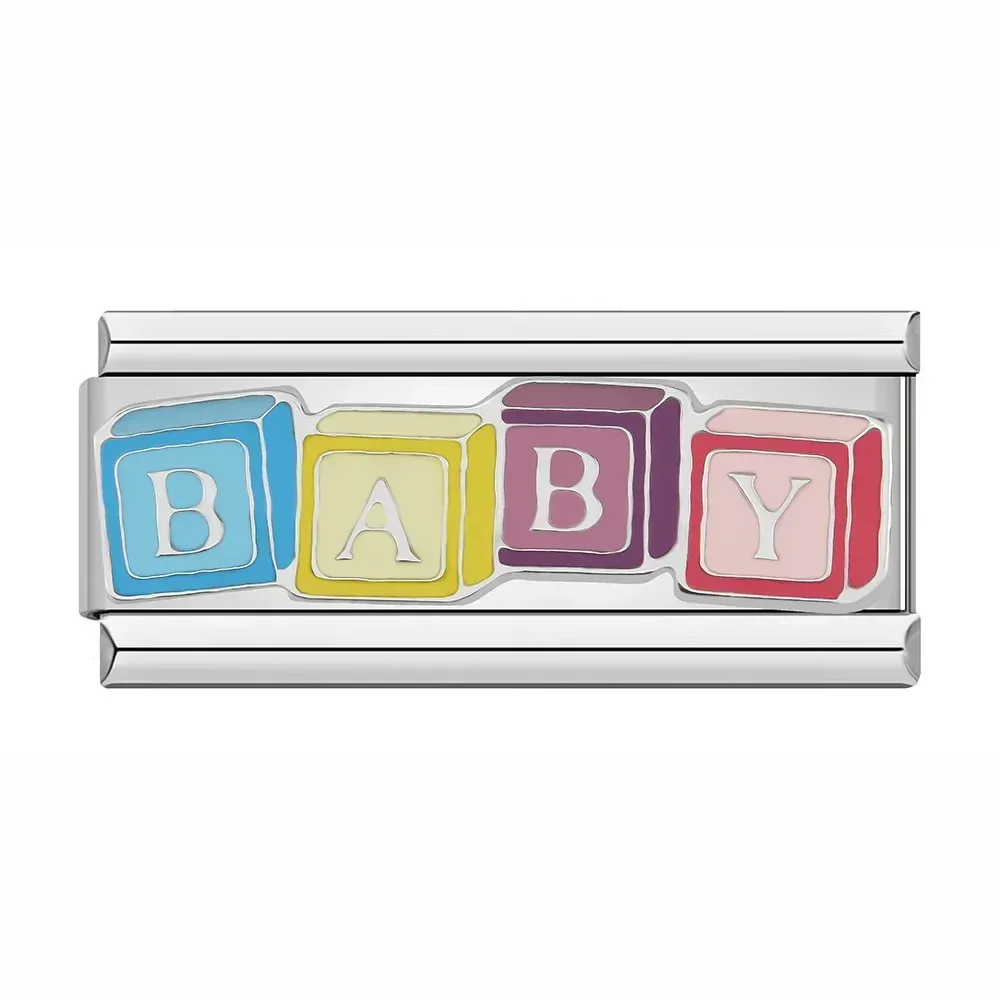 چارم ایتالیایی طرح Baby | آویز رنگارنگ و خاص دستبند