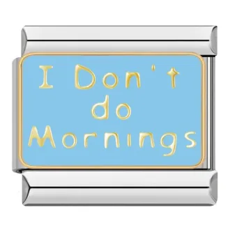چارم ایتالیایی I Don't Do Mornings | اکسسوری خاص و جذاب
