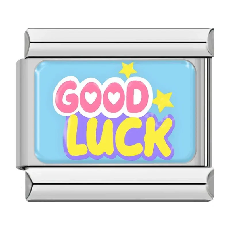 خرید چارم ایتالیایی Good Luck | آویز دستبند فانتزی و رنگارنگ