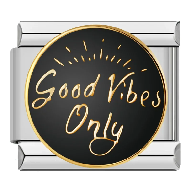 خرید چارم ایتالیایی Good Vibes Only | اکسسوری خاص دستبند