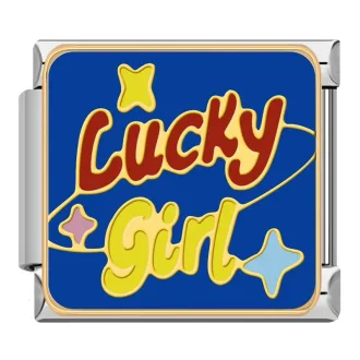 خرید چارم ایتالیایی Lucky Girl | اکسسوری خاص دستبند
