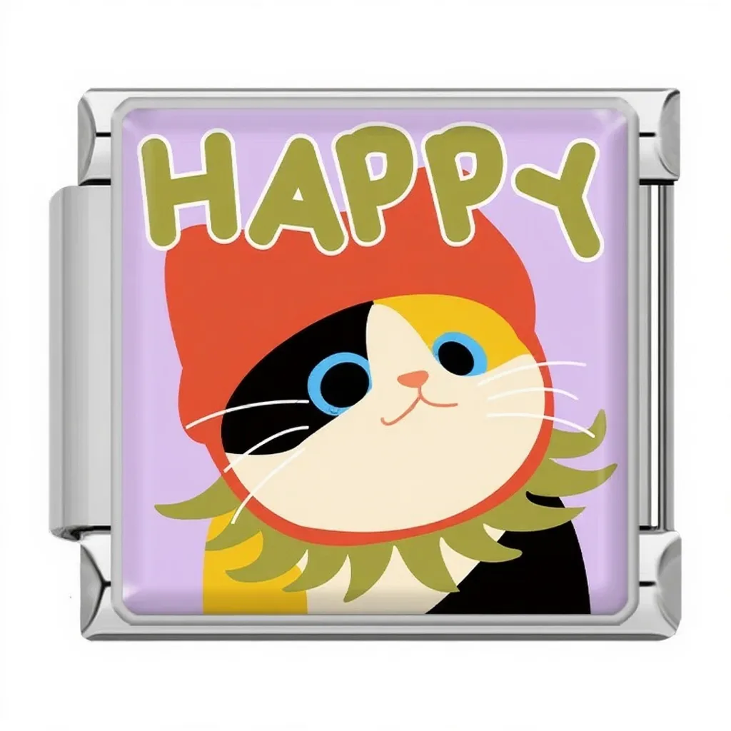 خرید چارم ایتالیایی گربه Happy | اکسسوری فانتزی دستبند